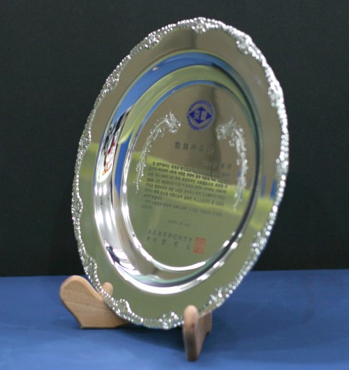 은도금쟁반패CA01